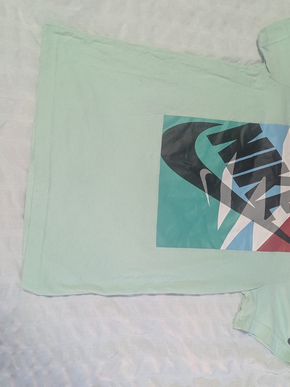 Nike Mint Green Graphic Short Sleeve Tee